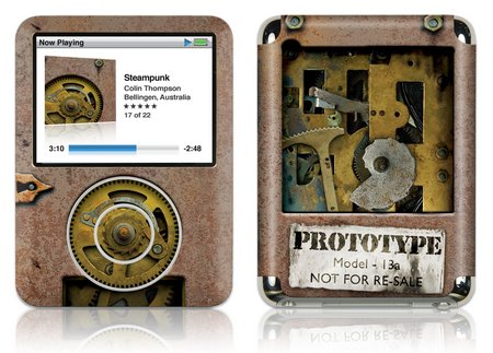 GelaSkins iPod 3rd Nano Video GelaSkin Steampunk by Colin