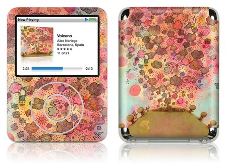 GelaSkins iPod 3rd Nano Video GelaSkin Volcano by Alex