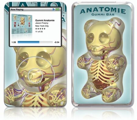 Gelaskins iPod Classic GelaSkin Gummi Anatomie by Jason