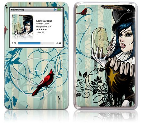 iPod Classic GelaSkin Lady Baroque by Steven Daily