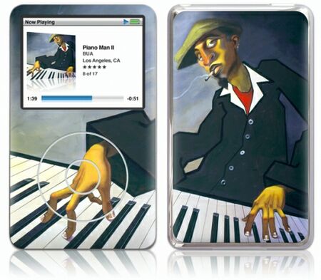 Gelaskins iPod Classic GelaSkin Piano Man II by BUA