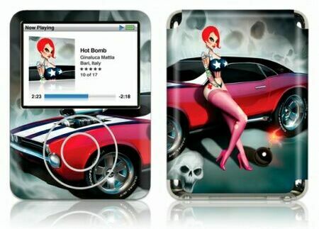 Gelaskins iPod Nano 3rd Gen GelaSkin Hot Bomb by Gianluca