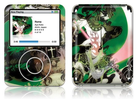Gelaskins iPod Nano 3rd Gen GelaSkin Roma by Aya Kato