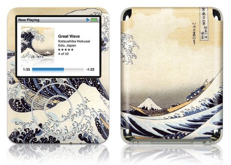 iPod Nano 3rd Gen GelaSkin The Great Wave by