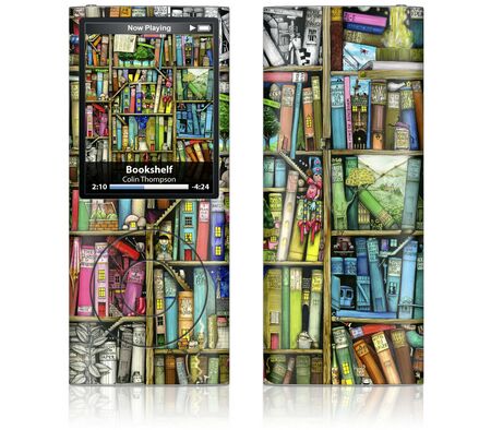 Gelaskins iPod Nano 4th Gen GelaSkin Bookshelf by Colin