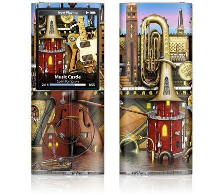Gelaskins iPod Nano 4th Gen GelaSkin Music Castle by Colin