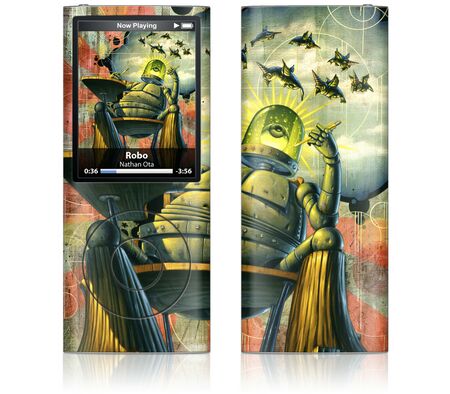 Gelaskins iPod Nano 4th Gen GelaSkin Robo by Nathan Ota