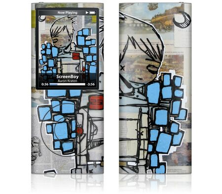Gelaskins iPod Nano 4th Gen GelaSkin Screenboy by Aaron