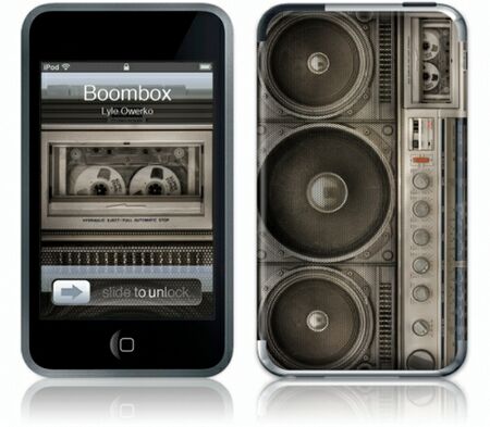 Gelaskins iPod Touch 1st Gen GelaSkin Boombox by Lyle Owerko