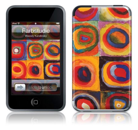 Gelaskins iPod Touch 1st Gen GelaSkin Farbstudie Quadrate