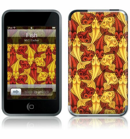 Gelaskins iPod Touch 1st Gen GelaSkin Fish by MC Escher