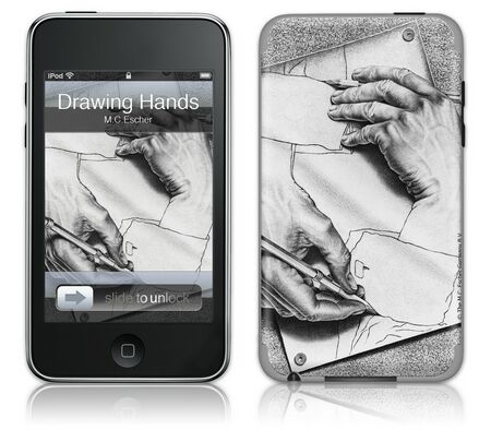 Gelaskins iPod Touch 2nd Gen GelaSkin Drawing Hands by MC