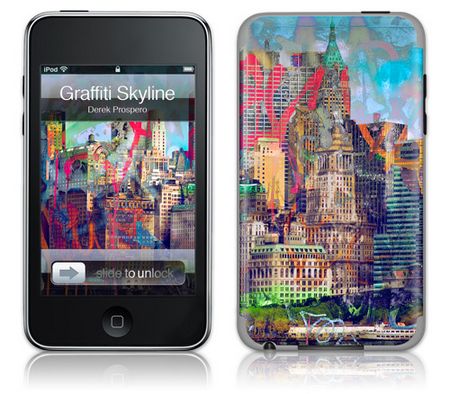 Gelaskins iPod Touch 2nd Gen GelaSkin Graffiti Skyline by