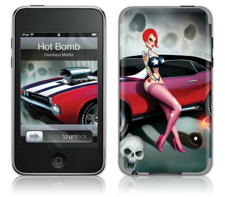 Gelaskins iPod Touch 2nd Gen GelaSkin Hot Bomb by Gianluca