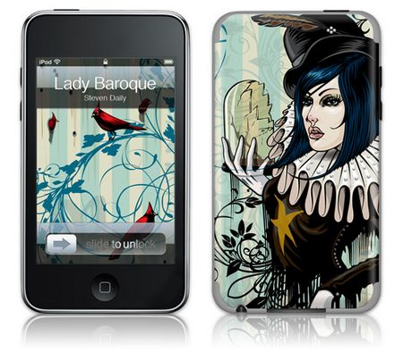 Gelaskins iPod Touch 2nd Gen GelaSkin Lady Baroque by
