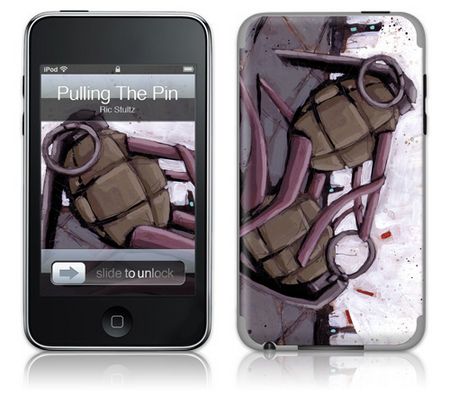 Gelaskins iPod Touch 2nd Gen GelaSkin Pulling The Pin by