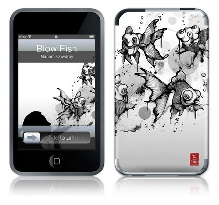 iPod Touch GelaSkin Blow Fish by Nanami Cowdroy