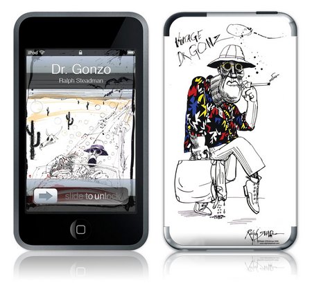 GelaSkins iPod Touch GelaSkin Dr. Gonzo by Ralph Steadman