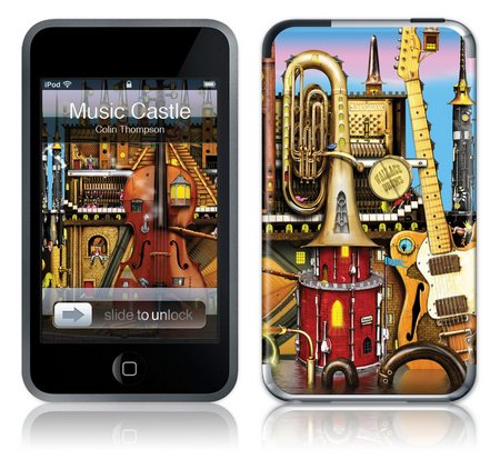 GelaSkins iPod Touch GelaSkin Music Castle by Colin Thompson