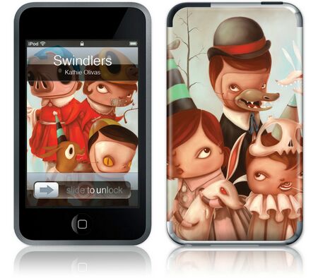 GelaSkins iPod Touch GelaSkin Swindlers by Kathie Olivas