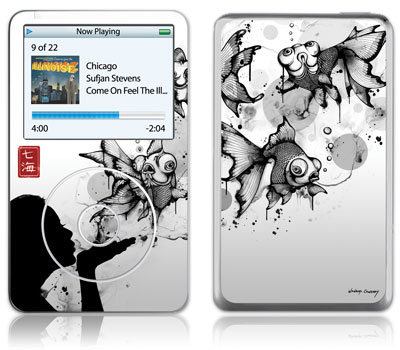 GelaSkins iPod Video GelaSkin Blow Fish by Nanami Cowdroy