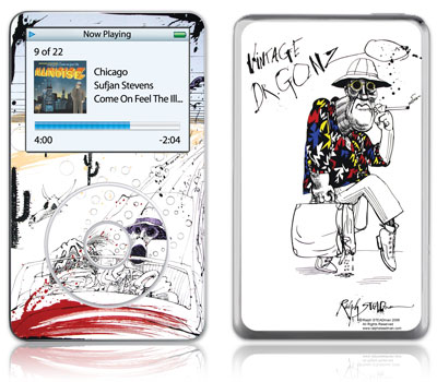 GelaSkins iPod Video GelaSkin Dr. Gonzo by Ralph Steadman