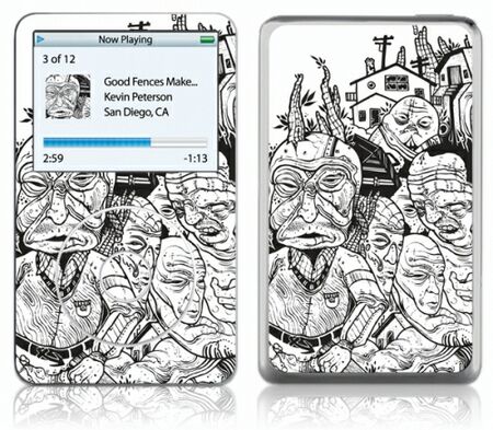 Gelaskins iPod Video GelaSkin Good Fences Make Good