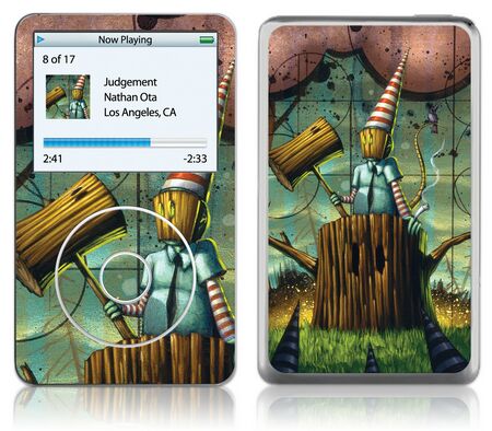 GelaSkins iPod Video GelaSkin Judgement by Nathan Ota