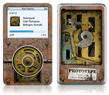 GelaSkins iPod Video GelaSkin Steampunk by Colin Thompson