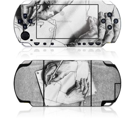 GelaSkins Sony PSP GelaSkin Drawing Hands by MC Escher