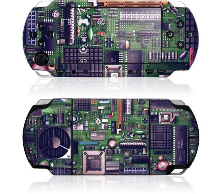 Sony PSP GelaSkin Motherboard by Derek Prospero