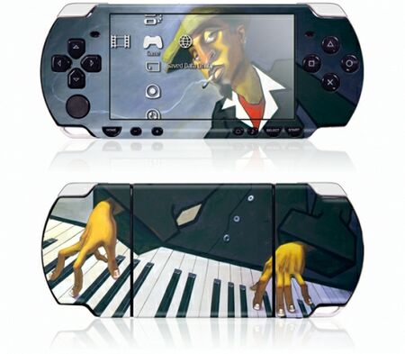 Sony PSP Slim / Lite GelaSkin Piano Man II by BUA