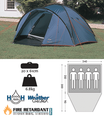 GELERT Blue Ridge 4 Tent