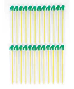 Fluorescent Tent Pegs