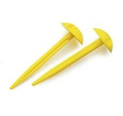 Gelert Plastic Groundsheet Peg - Pack of 4