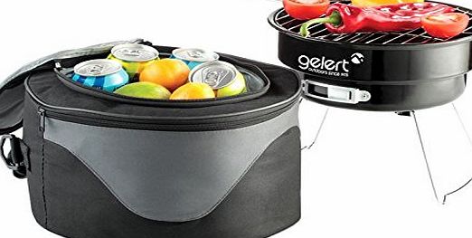 Gelert Portable BBQ Camping Holiday Outdoors Equipment Cookware Food Preparation Black One Size