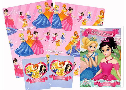 Gem Fairies Wrapping Paper‚ Birthday Card