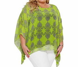 GEMMA COLLINS Havana lime green kaftan