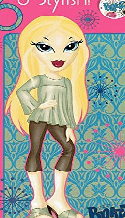 Gemma International Bratz Chloe 6 and stylish birthday card with badge