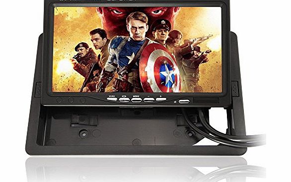 Generic. (800*480 350:1 Contrast Ratio) 7 Inch TFT Color LCD Car monitor computer HD digital VGA/AV interface (Support as Computer Screen) Full Color LED Backlight Display Support 1024*768 1280*1024 Input Sour