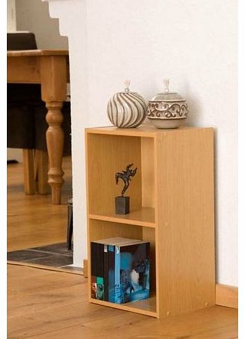2 Shelf Wooden Bookcase