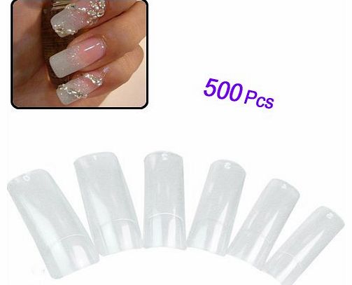 Generic 500 French Acrylic Artificial Full False Nail Art Tips (Natural)