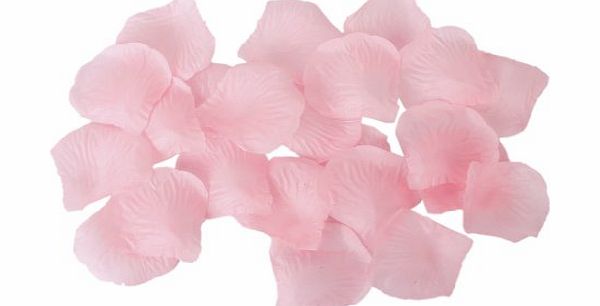 Generic Approx. 100pcs Artificial Silk Rose Petals Wedding Decoration Flowers (Light Pink)