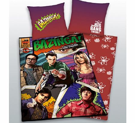 Generic Big Bang Theory Single Cotton Duvet Cover and
