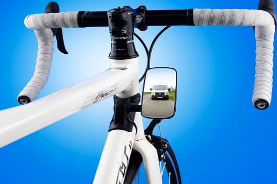 Generic Bike Eye Rear View Wide Mirror - Black