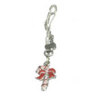 Generic Candy Cane Mobile Phone Charm