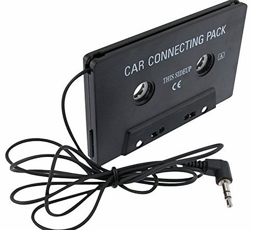 Generic Car Audio Cassette Adapter for Apple iPhone 4 16GB / 32GB, Black