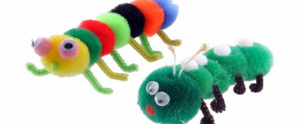 Generic Creative DIY Felt Bobbles Caterpillar Craft Kits for Kids Children