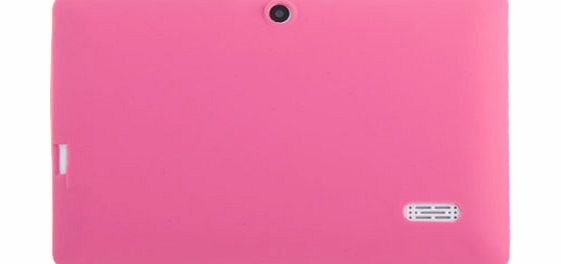 Generic Daditong Multi-color Soft Silicone Protective Back Cover Case For 7 Inch Android Tablet PC (Pink)