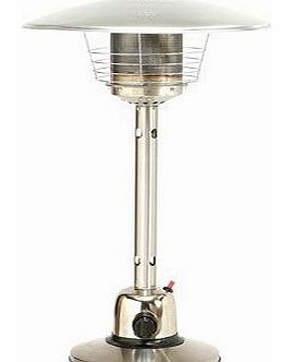 Generic Deluxe Stainless Steel Table Top Gas Patio Heater